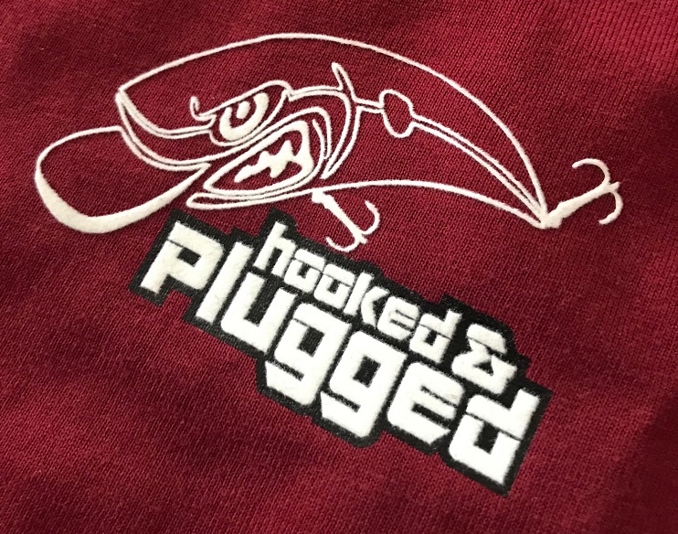 Hooked & Plugged Burgundy Front.jpg 